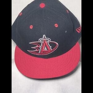 Anaheim Angels Logo New Era 59Fifty Navy MLB Hat
